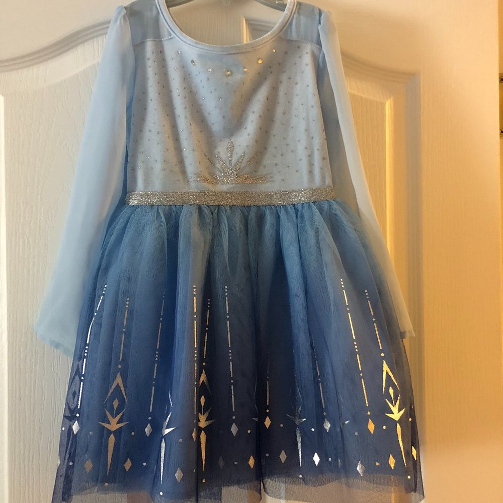 Girl's Elsa Frozen 2 Costume Dress, Size 4T